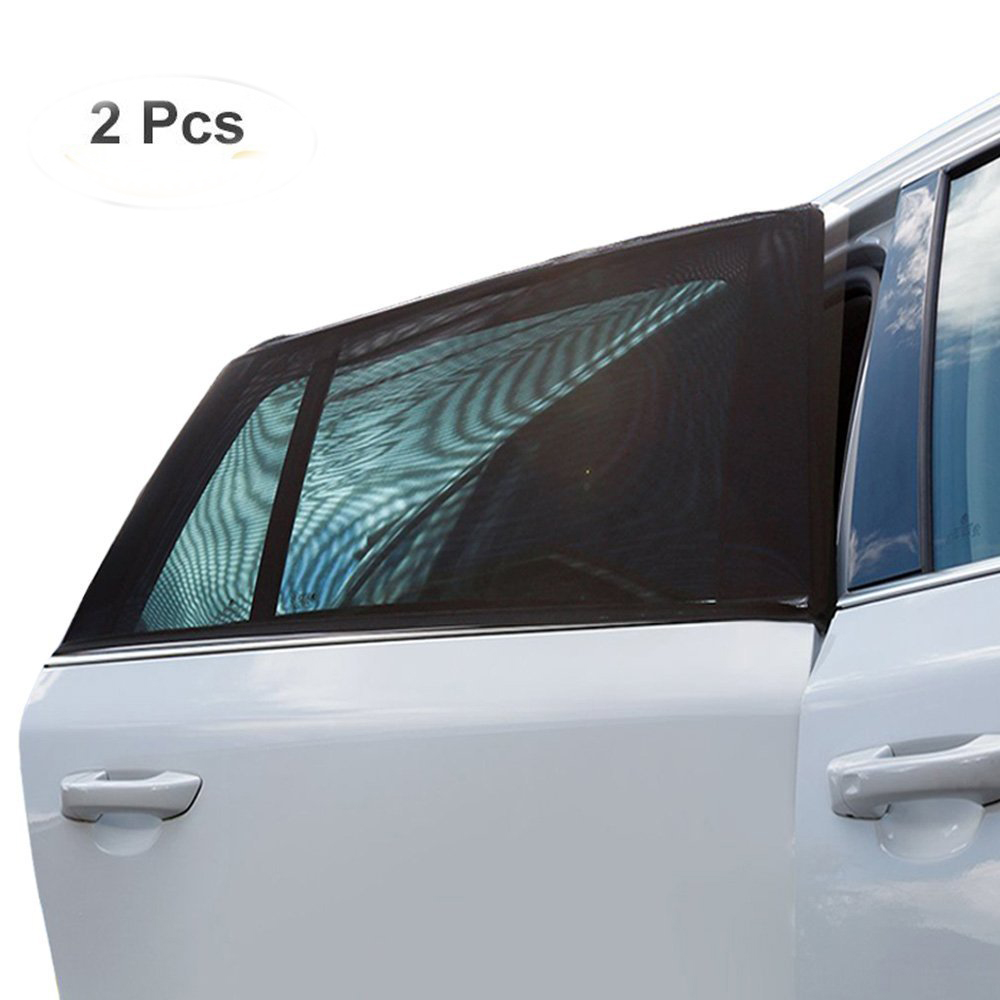 2 Pcs Car Side Window Sun Shade,Polyester Material 2 Pcs Car Side Window Sun Shade,Polyester Material