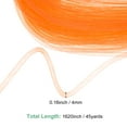 thumbnail image 3 of Cinta de Tubo de Malla Uxcell 45 Yardas, Cintas de Tela Elástica de 4mm [Naranja], 3 of 6