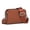 Light Coffee, variant on Crossbody Bags for Women Small Shoulder Purses with Adjustable Wide Strap, Triple Zip Design