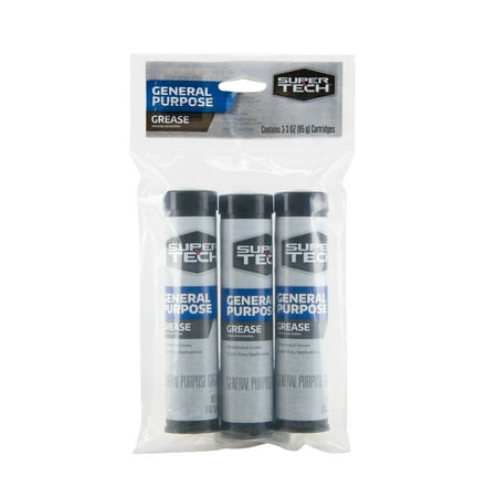 Super Tech General Purpose Lithium Grease, (3) pk, 3 oz (Best Grease For Over Under Shotgun)
