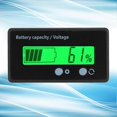 thumbnail image 2 of GY-6GS Battery Power LCD Display Voltage Meter 12-84V with Light Alarm Function (Green Light), 2 of 4