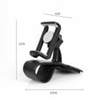 thumbnail image 2 of Car Phone Holder for Dashboard, Clip Mount Stand for Universal Smartphones, Easy Install Non-Slip Cell Phone Bracket for Navigation, C, 2 of 5