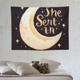 thumbnail image 4 of GOSMITH  Bible Verse Christian Tapestry  Inches Inspirational Quotes Teen Girls Boho Moon Phase Star Let You Light Shine Kid Hanging Bedroom Living Room Dorm Wall Blankets Home Decor Fabric, 4 of 7