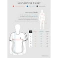 thumbnail image 4 of Ma Croix Men's Casual Longtail Extended Slim Fit Hip Hop Crew Neck Tee Shirts with Side Zipper, 4 of 4