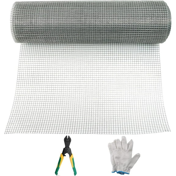 netuera 48"x100' 19 Gauge Hardware Galvanized Welded Wire Mesh Chicken Poultry Fence