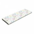 thumbnail image 1 of Bicycle Bench Pad, Colorful Pattern with Retro Bikes Simplistic Design on Plain Background Vintage Art, HR Foam Cushion with Decorative Fabric Cover, 45" x 15" x 2", Multicolor, by Ambesonne, 1 of 3
