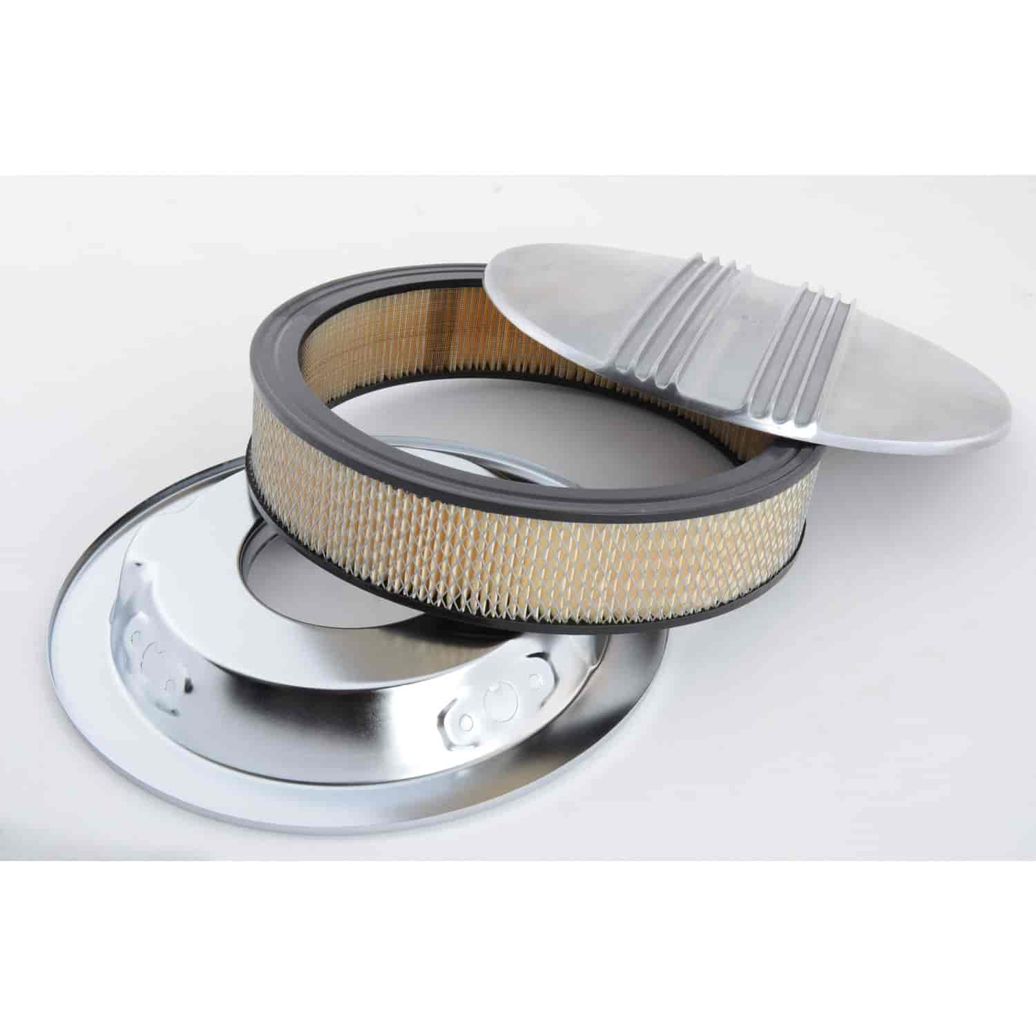 Racing Power Company R6720 14X3 Finned Air Cleaner