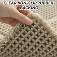 thumbnail image 3 of SIXHOME Bathroom Rugs Mat Waffle Bath Rug Super Absorbent Non Slip Bath Mat Machine Washable Rubber Backed Bathroom Mat with Tassels Ultra Soft Boho Bathroom Decor 18" x 30" Brown, 3 of 8