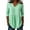 A-Green, variant on Women V-Neck 3/4 Sleeve Blouse Fashion Plaid Printed Loose Casual Womens Babydoll Tops for Daily Wear A-Black L