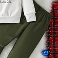 thumbnail image 5 of Linfrsh Toddler Baby Boy Outfits Cute Sweatshirt Top and Pant Set Infant Long Sleeve Clothes Fall Winter Clothes, 5 of 6