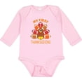 thumbnail image 3 of Inktastic My First Thanksgiving with Football Turkey Boys or Girls Long Sleeve Baby Bodysuit, 3 of 5