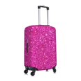 thumbnail image 3 of Bixox Washable Rose Red Glitter Printed Luggage Cover, Fashion Suitcase Protector Fits for Small luggage, 3 of 8