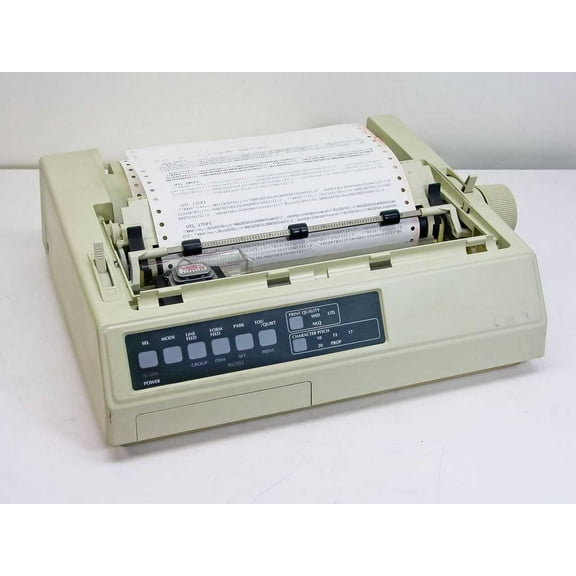 Restored OKI Microline 320 9-Pin Dot Matrix Printer High-Speed Impact Form Printer P/N GE5253A (Refurbished)