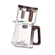 thumbnail image 4 of Juego de té con taza separadora de agua y té con mango de madera, tetera resistente al calor, tetera mágica para oficina, fiesta, camping, sala de, 4 of 8