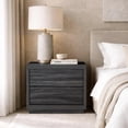 thumbnail image 2 of Navis Contemporary 26" Nightstand in Charcoal Gray (2-Drawer), 2 of 7
