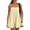 Yellow, variant on Womens Summer Rompers 2026 Casual Spaghetti Strap Short Jumpsuits with Pockets