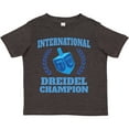 thumbnail image 3 of Inktastic Dreidel Champion Hanukkah with Blue Laurels Boys or Girls Toddler T-Shirt, 3 of 5