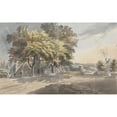 thumbnail image 3 of James Miller 14x11 Black Modern Framed Museum Art Print Titled - House and Trees, 3 of 5