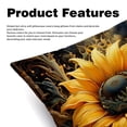 thumbnail image 2 of Sunflower seamless printing Velvet Throw Pillow Covers Set of 2 - 16x16, 18x18, 20x20 Inches - Unique Patterns - Bed Pillow Inserts Included for Various Occasions, 2 of 6