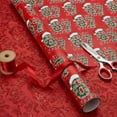 thumbnail image 4 of 67 Christmas Wrapping Paper - Gifts Wrapping Paper, Funny Christmas Elements Patterns, for Christmas Gift Boxes Decoration(Red 29.94*19.7"), 4 of 6