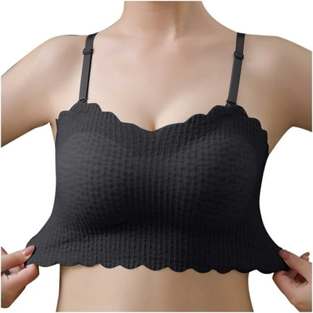 

IROINNID Bandeau Bras For Women Strapless Bra Wire Free Underwear OnePiece Bra Everyday Underwear Wrap Chest Without Steel Ring Bras