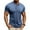 #Blue, variant on DPTALR Men's Fashionable Solid Color Henley T-Shirt,Short Sleeve Round Neck,Half Button Pocket,Regular Fit,Green, XXL