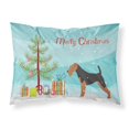 thumbnail image 1 of Carolines Treasures BB2903PILLOWCASE Welsh Terrier Merry Christmas Tree Fabric Standard Pillowcase, 1 of 2