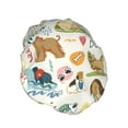 thumbnail image 2 of Balery Dogs Funny Pets Shower Caps, Double Layer Waterproof Shower Cap, Double Layers Reusable Shower Cap With Soft Comfortable For Long Thick Hair Soft Bath Shower Hair Caps, 2 of 9