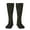 2 Black-2, variant on Gold Dog Paw Knee Socks, High Socks Long Stretchy Sock Women Knee High Stocking, Long Socks for Women