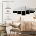 thumbnail image 5 of Elephant Stock Detachment Wall Art - Horizontal Multi Panel Canvas - Living Room Wall Decor - Abstract Multi Panel - Black And Gray Decor - 92" x 42", 5 of 8