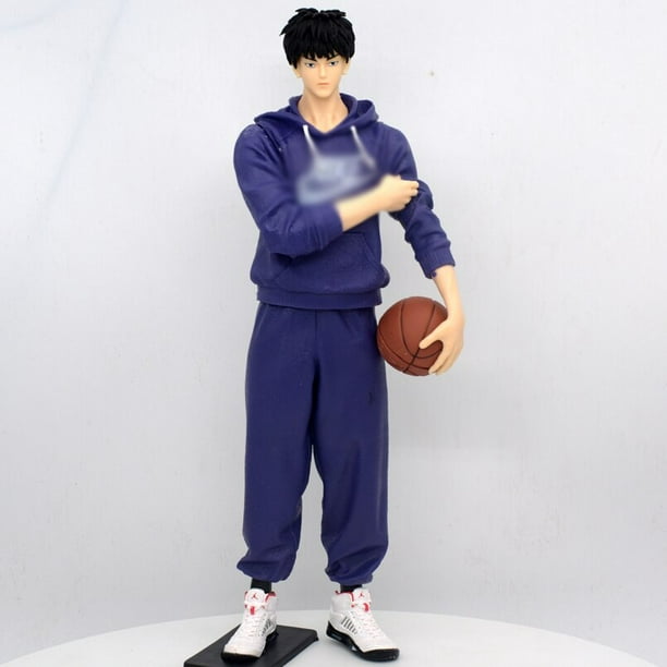 Figuras de acción del Anime SLAM DUNK Sakuragi Hanamichi, juguetes de colección de 10cm en PVC de 5 piezas, Rukawa Kaede Akagi Takenori Mitsui Hisashi Gong Bohan LED