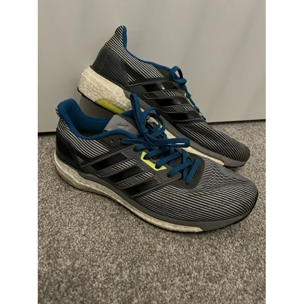 Ad-id-as Mens Supernova Art BA9933 Grey Running Shoes Sneakers Size UK 10 EU 44.6