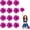 Colorful+Pink, variant on 12 Pack Cheerleading pom poms,Cheer pom poms Sports Dance Cheer Plastic Pom Poms Cheerleading for Sports Team Spirit Cheering (Colorful+Blue)