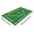 thumbnail image 4 of Football Training Mat, Carpet, NonSlip, Foldable, Training Blanket, Dribble Training Mat, Multifunctional, for Beginners in the Home 80 cm x 120 cm, 4 of 5