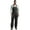 Black, variant on Wrangler Workwear Men's Insulated Heavy Duty Flex Duck Work Bib Overall, Size S-3XL