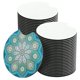 thumbnail image 1 of Posavasos en blanco para coche con sublimación de 50 Uds., compatibles con manualidades Diy, posavasos para tazas de coche, proyecto de pintura por sublimación, 1 of 4