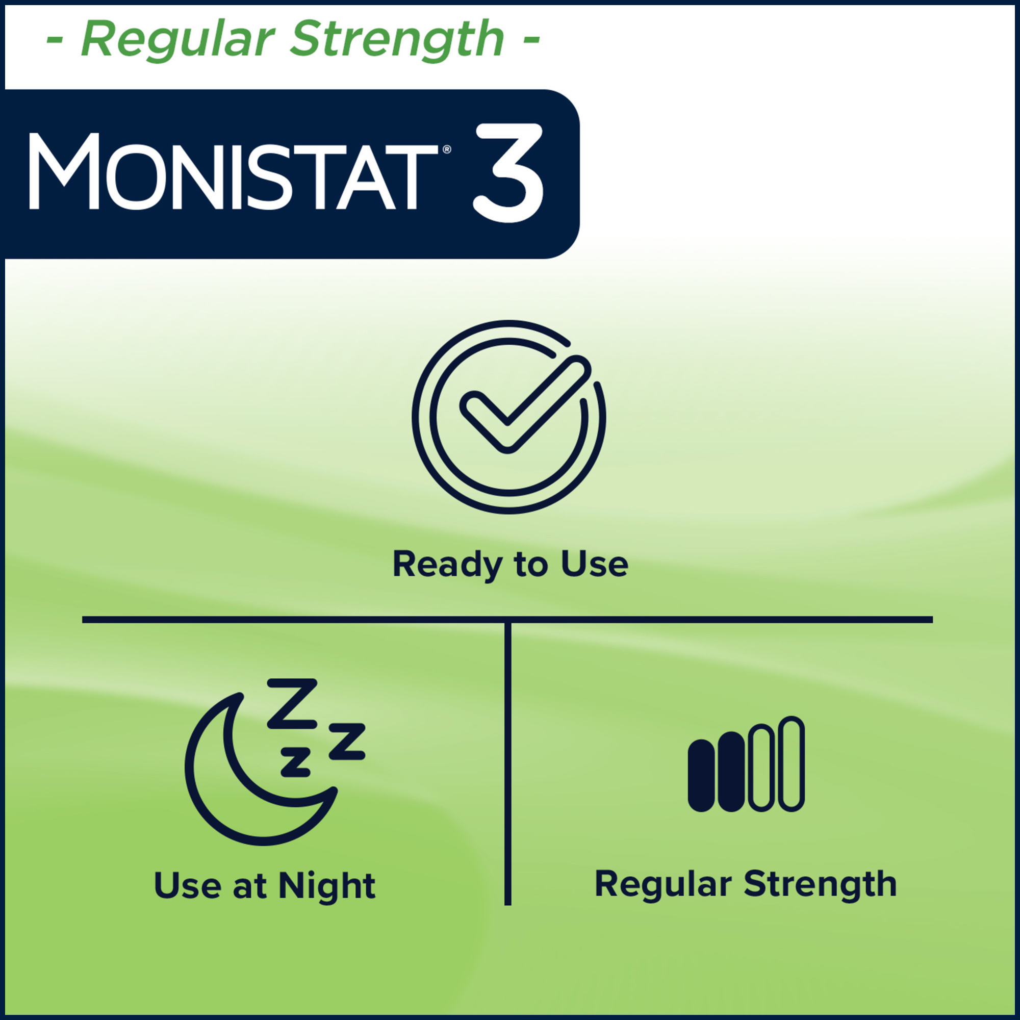 Monistat 3 Day Yeast Infection Treatment, 3 Miconazole Pre-Filled Cream Tubes & External Itch Cream - image 6 of 17