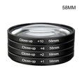 thumbnail image 1 of 4 Pieces/set Macro Close Up Lens Filter +1+2 +4+10 Filter Kit 49-82mm Avaliable-M, 1 of 5