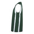 thumbnail image 2 of Alleson Athletic Women's B-Core B-Slam Reversible Tank Top in Forest/ White L | 8951, 2 of 5
