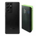 thumbnail image 1 of Galaxy S21 Ultra 128GB Reacondicionado Negro + Power Bank 10,000mah SM-G998U1, 1 of 6