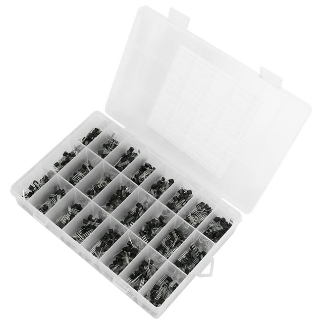 Kits de triodo en línea NikouMX 840 piezas Transistores TO92 NPN