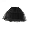 thumbnail image 4 of Women Petticoat Underskirt Puffy Tutu Skirt Mesh Fabric Adjustable Waist for Party Costume Cosplay Girls, 4 of 7
