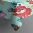 thumbnail image 3 of Pioneer Flower Floral Print Pattern Rectangle Tablecloth 60"x84",Waterproof Polyester Rectangle Table Cloth, Wipeable Spillproof Polyester Tablecloth for Dining, Camping, Indoor and Outdoor, 3 of 5