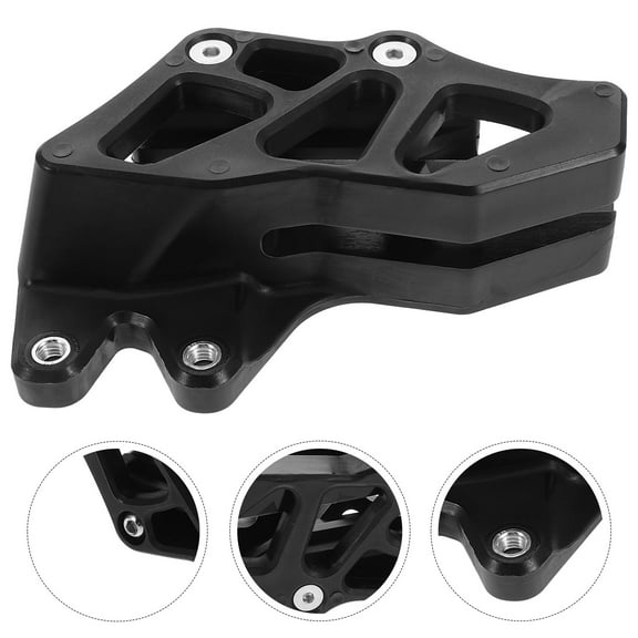 GOOHOCHY Motorcycle Chain Guide Guard Lifespan Extension Black 1Set For Off Road Riding