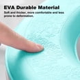 thumbnail image 5 of 2pcs EVA O-type waterproof foam toilet pad, thickened, adhesive type, all season-green, 5 of 5