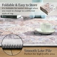 thumbnail image 7 of FULIE Rug for Living Room Washable Non-slip Area Rug,4'x6'Rug,Coffee, 7 of 7