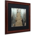 thumbnail image 2 of Trademark Fine Art "Annecy Pier" Canvas Art by Alan Blaustein, Black Matte, Wood Frame, 2 of 4