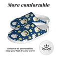 thumbnail image 6 of KLL Star Penguin Pattern Adult Unisex Cozy Slippers,Fuzzy Slip-on Slippers TPR Sole Slippers Comfort Plush Home Footwear for Indoor & Outdoor-39/40, 6 of 7