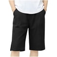 thumbnail image 3 of Bovxnpu Girls Summer Capris Wide Leg Pants Casual Girls Summer Capris Casual with Pockets Elastic Waist Pants, 3 of 9