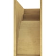 thumbnail image 4 of 12"W x 24"D x 24"H Classic Viola Rough Cedar Woodgrain TimberThane Corbel, Primed Tan, 4 of 6